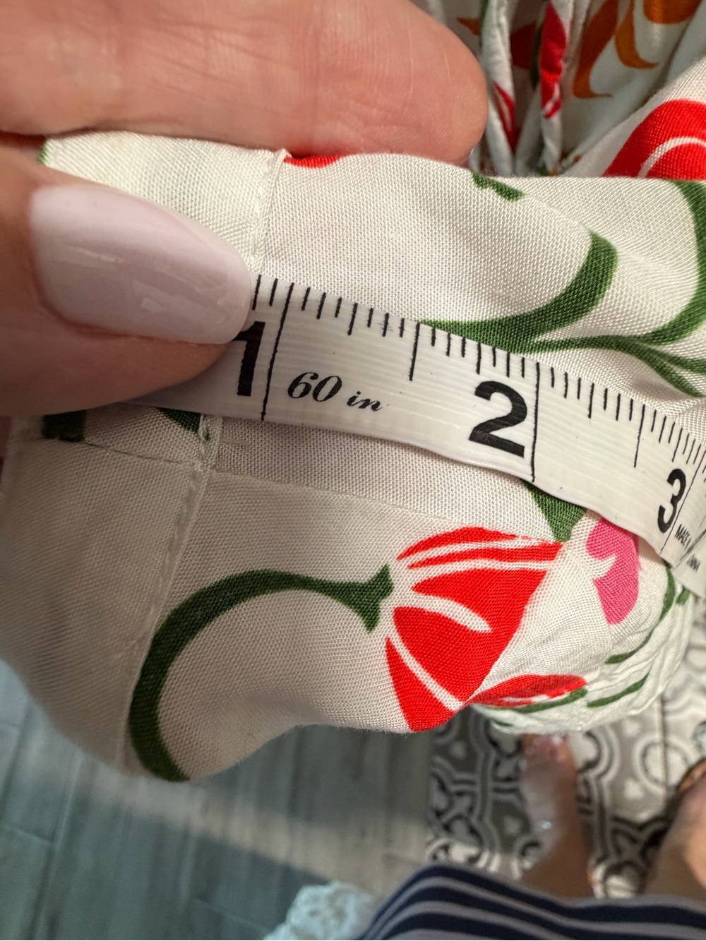 Floral Button-Front Romper - Lined - Picture 7 of 10